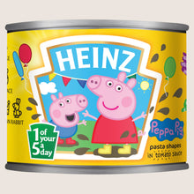 Heinz Peppa Pig Pasta Shapes in Tomato Sauce Low Fat 205g