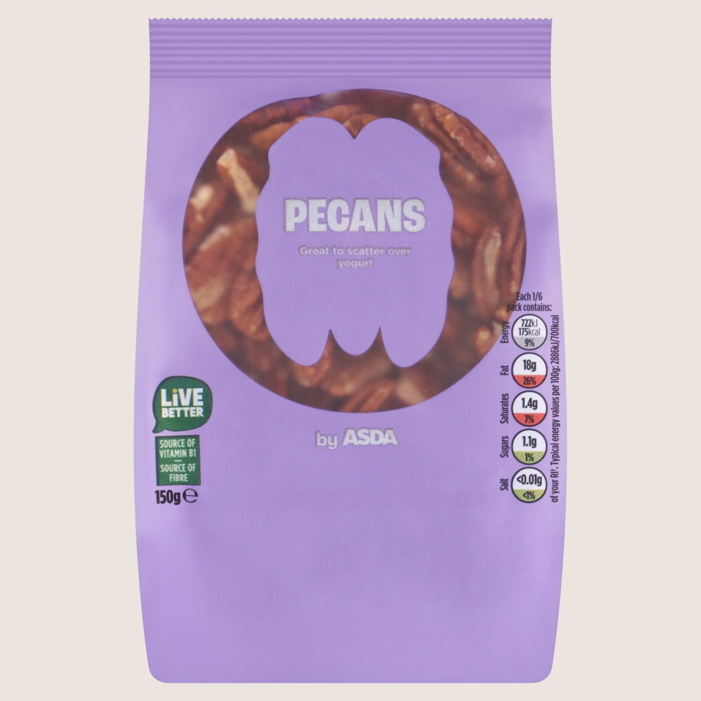 ASDA Pecans Multipack 150g