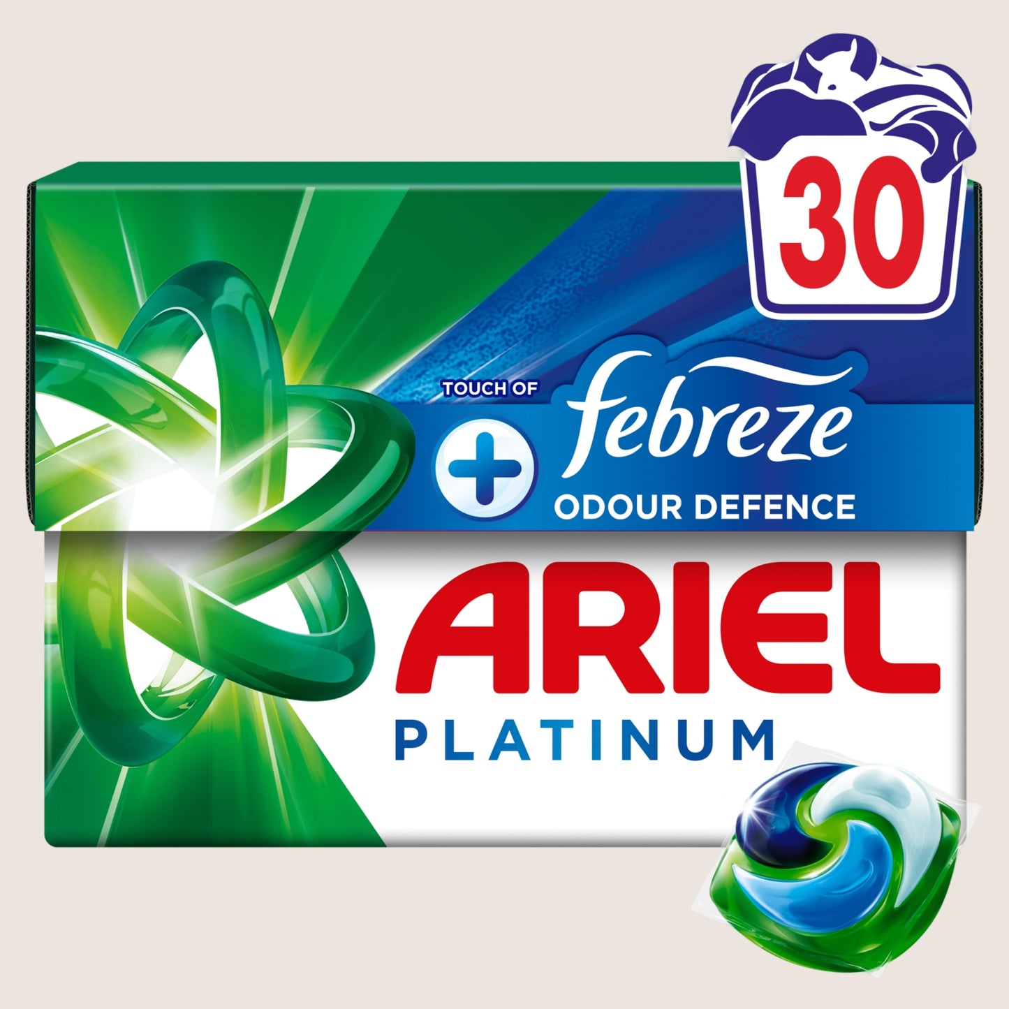 Ariel Platinum PODS Washing Capsules 30