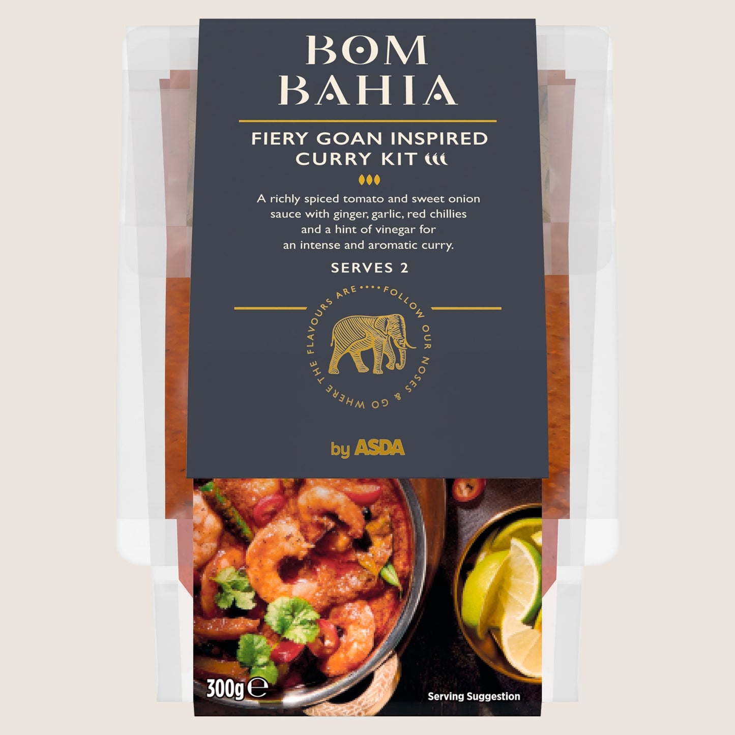 Bom Bahia by ASDA Bom Bahia by Fiery Goan Inspired Curry Kit Free From Artificial Colours 300g
