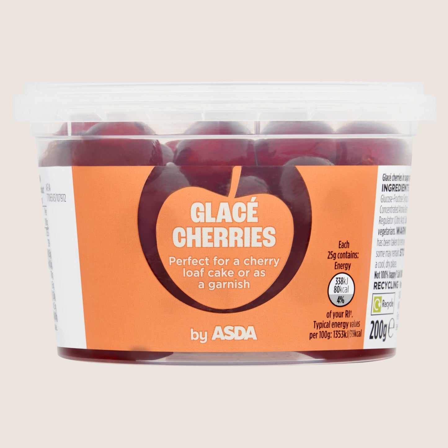 ASDA Glacé Cherries Multipack 200g