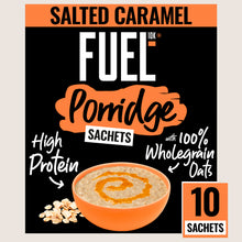 FUEL10K Salted Caramel Protein Porridge Oat Cereal Sachets Protein 10x36g