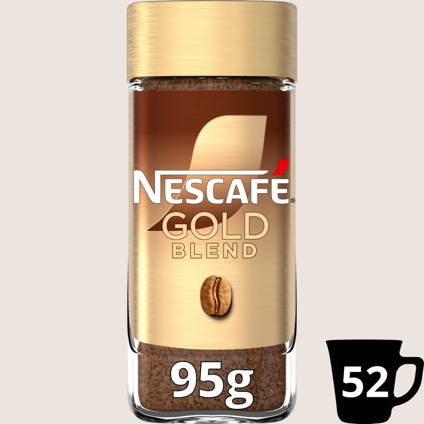 Nescafé Gold Blend Instant Coffee No Artificial Additives 95g