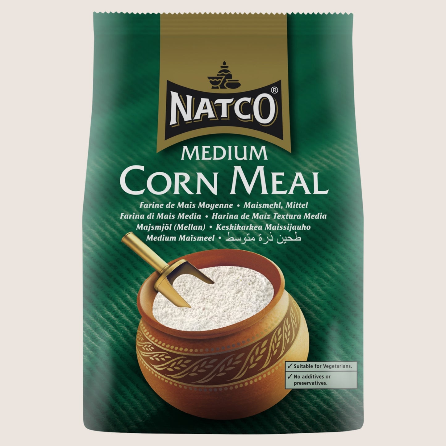 Natco Medium Corn Meal No Artificial Additives 1kg