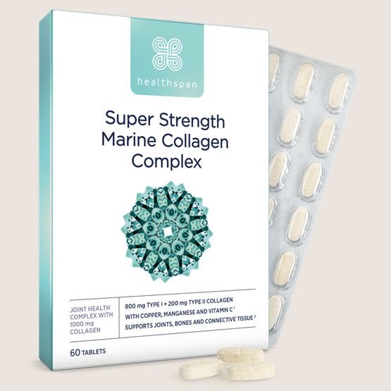 Healthspan Super Strength Marine Collagen Complex 60 tablets