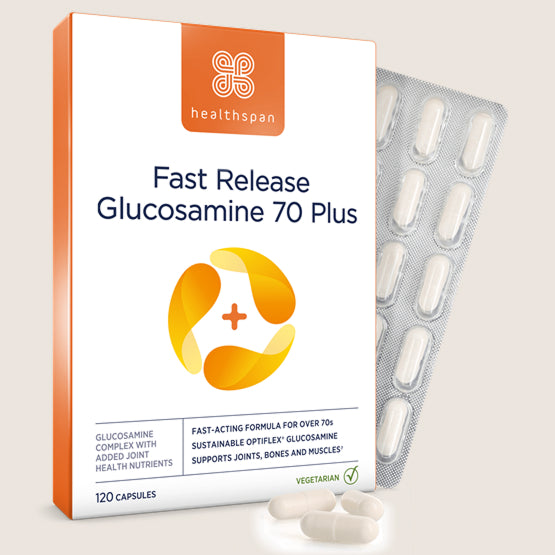Healthspan Fast Release Glucosamine 70 Plus 120 capsules