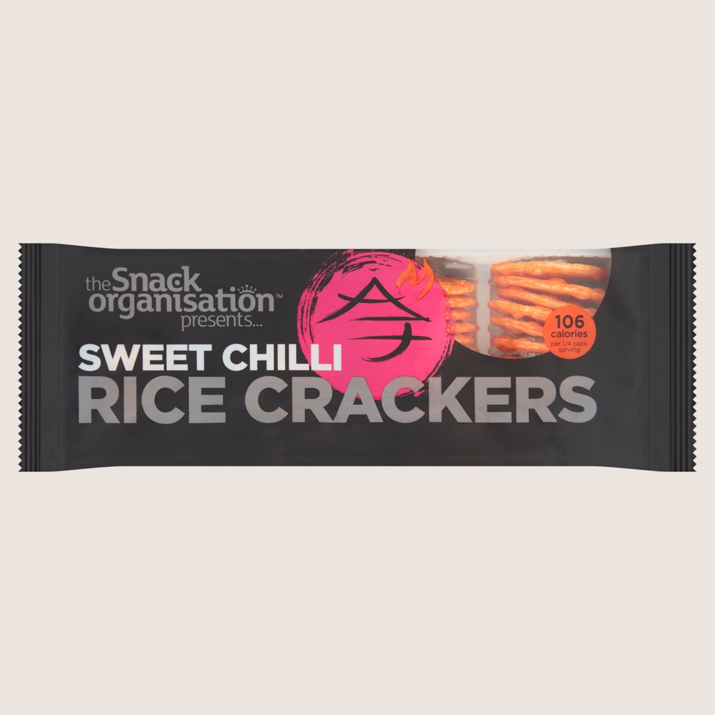 The Snack Organisation Sweet Chilli Rice Crackers Free From Artificial Additives 100g