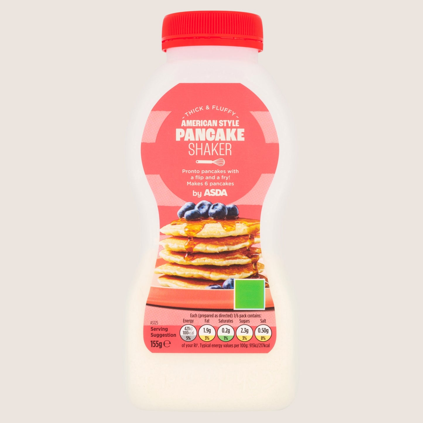 ASDA American Style Pancake Shaker No Artificial Additives 155g