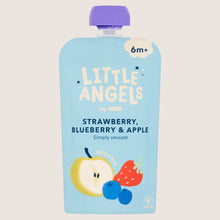 LITTLE ANGELS by ASDA Strawberry Blueberry & Apple 6m+ Gentle Formula 120g