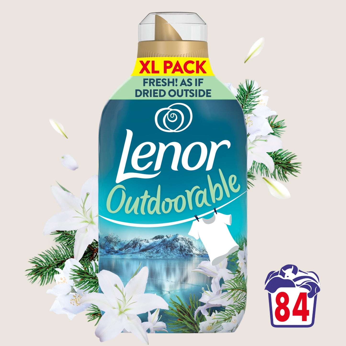 Lenor Outdoorable Northern Solstice Fabric Softener 84 Washes