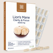 Healthspan Lion's Mane Clarity & Focus 60 capsules