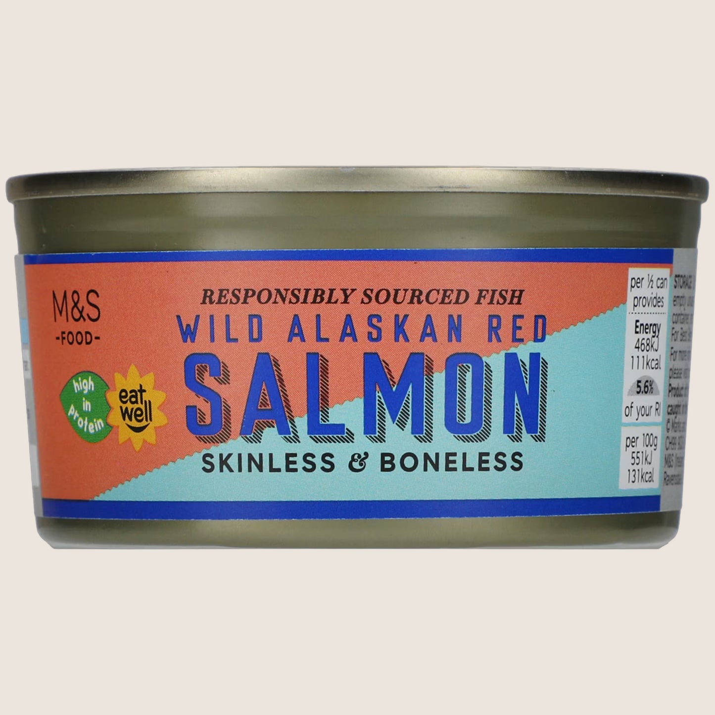 M&S Wild Alaskan Red Salmon 170 g