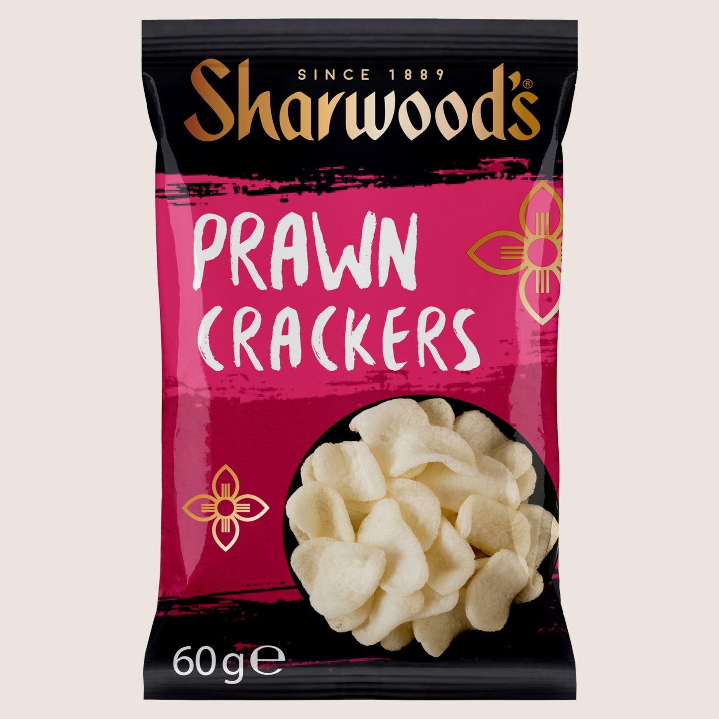 Sharwood's Cobra Crunch Prawn Crackers No Artificial Additives 60g