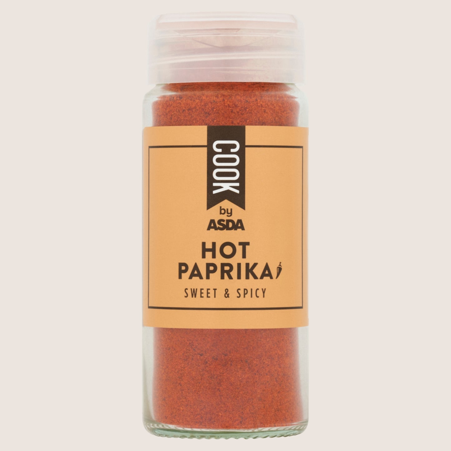 ASDA Cook Hot Paprika No Artificial Additives 50g