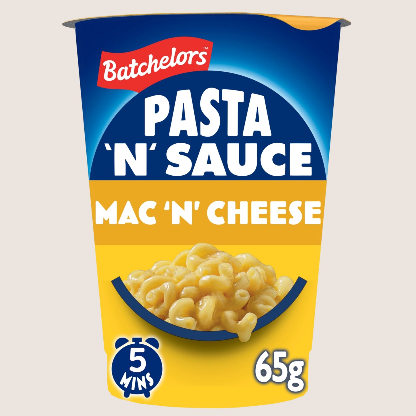 Batchelors Pasta 'n' Sauce Mac 'n' Cheese Instant Pasta Pot No Artificial Additives 65g