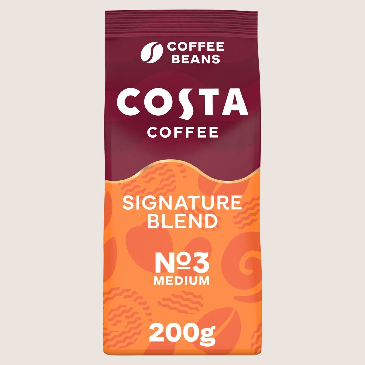 Costa Signature Blend Coffee Beans No Artificial Additives 200g