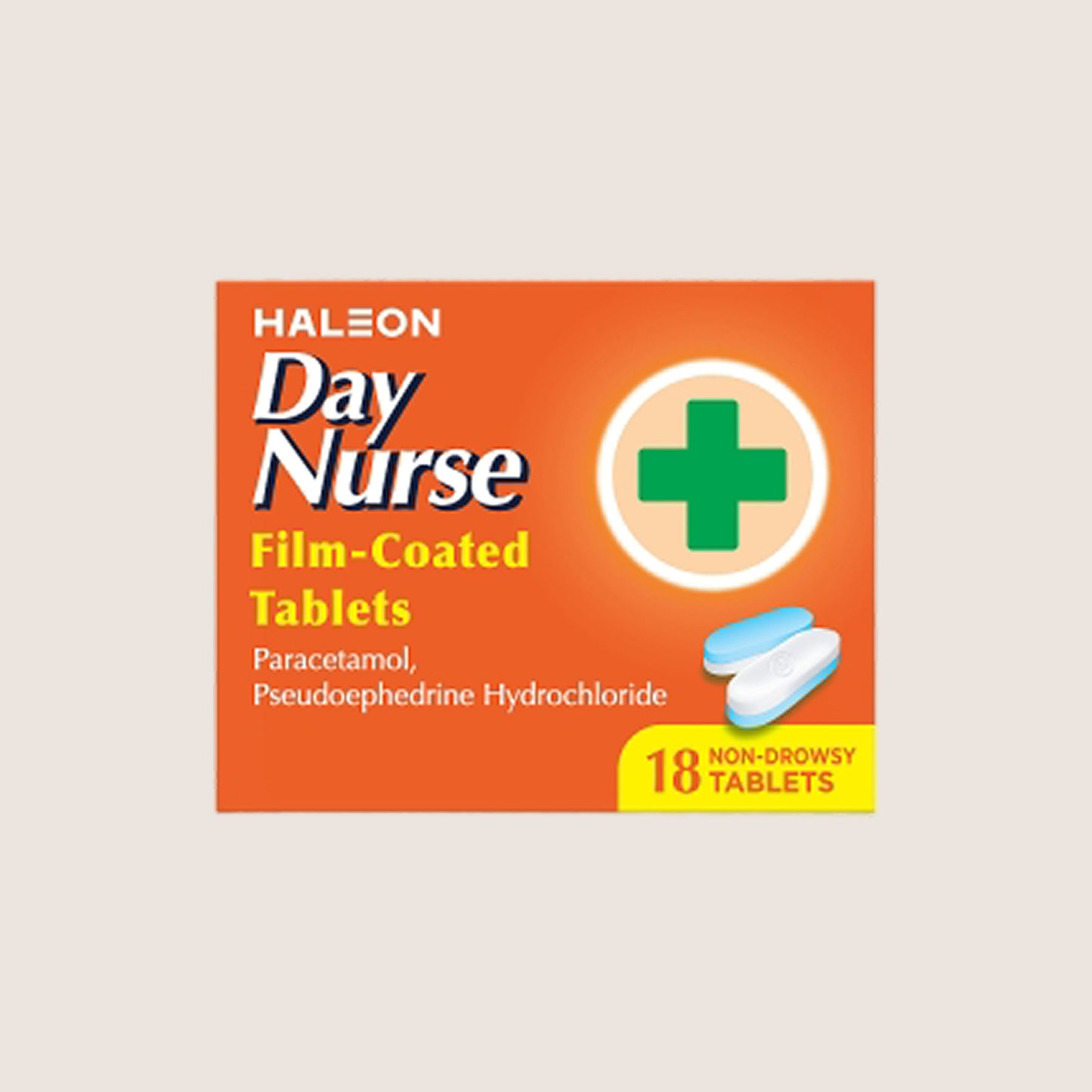 Haleon Haleon , Contains Paracetamol, 18 Non-Drowsy Tablets Non-Drowsy