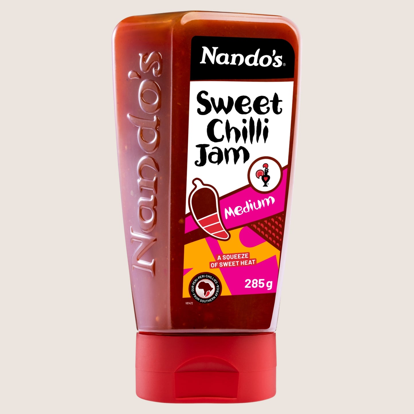 Nando's Medium Sweet Chilli Jam Gluten Free Halal 285g