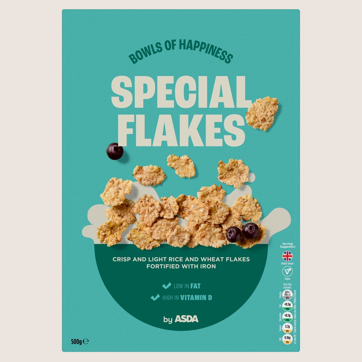 ASDA Special Flakes Vitamin Fortified 500g