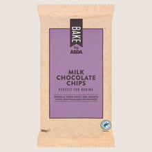 BAKE by ASDA ASDA Milk Chocolate Chips Premium Quality 100g