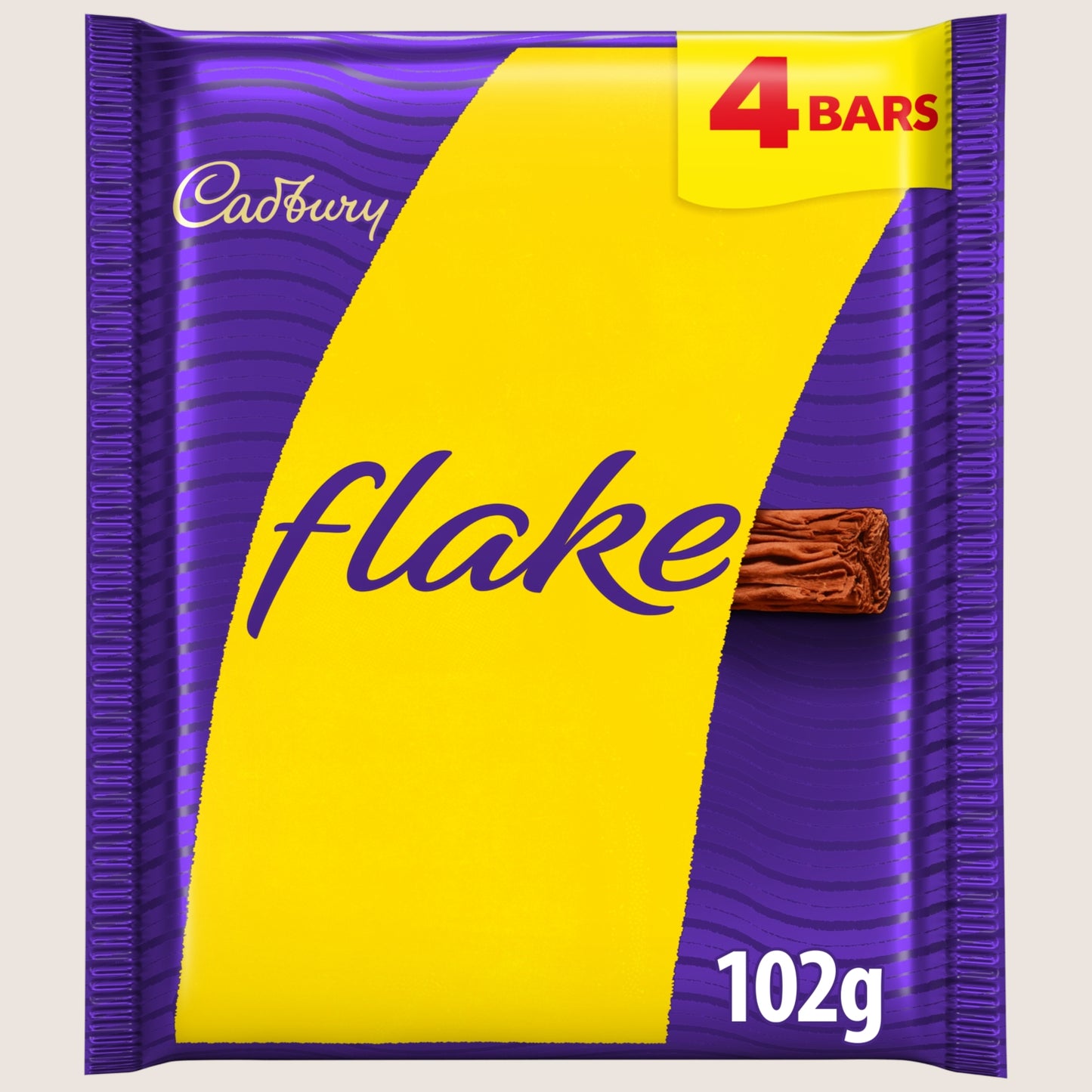 Cadbury Flake Chocolate Bar 4 Pack 4 x 25.5g