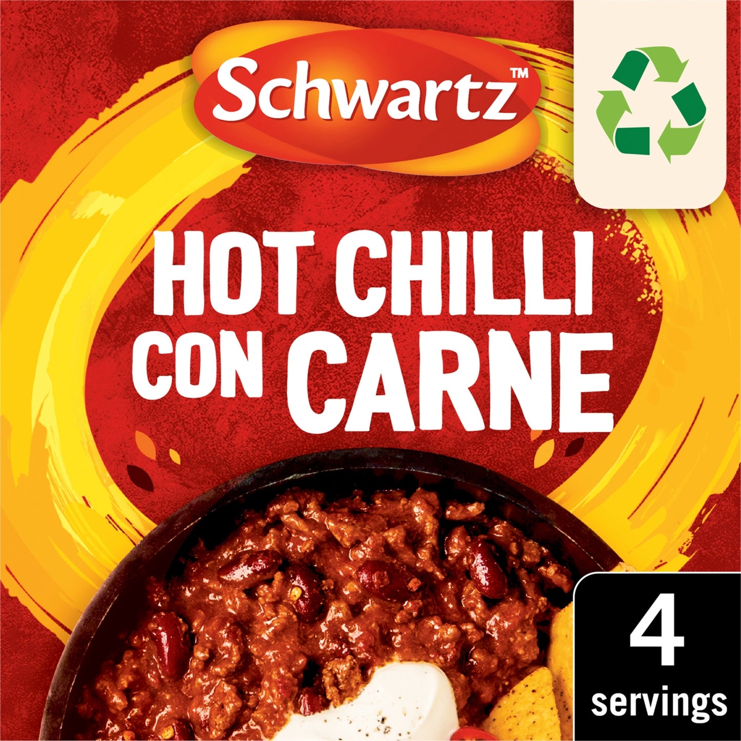 Schwartz Hot Chilli Con Carne Recipe Mix No Artificial Additives 41g