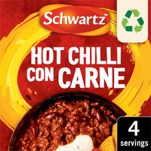 Schwartz Hot Chilli Con Carne Recipe Mix No Artificial Additives 41g