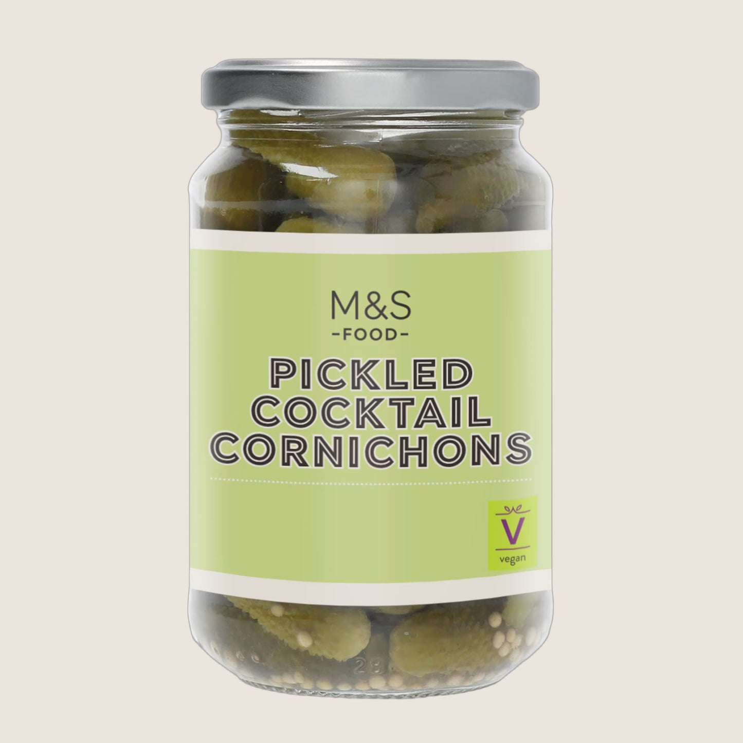 M&S Pickled Cocktail Cornichons 340 g