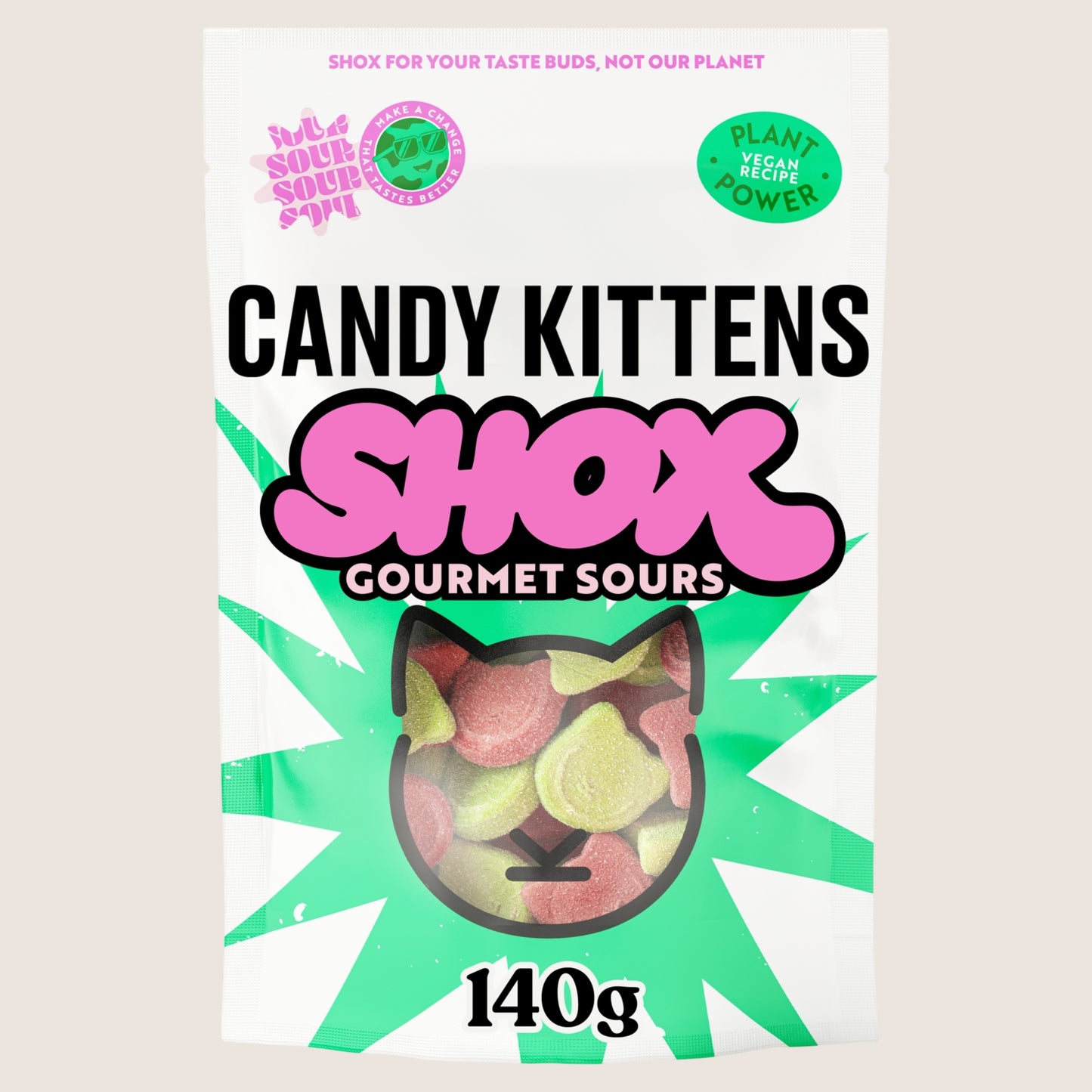 Candy Kittens Shox Sweets 140g