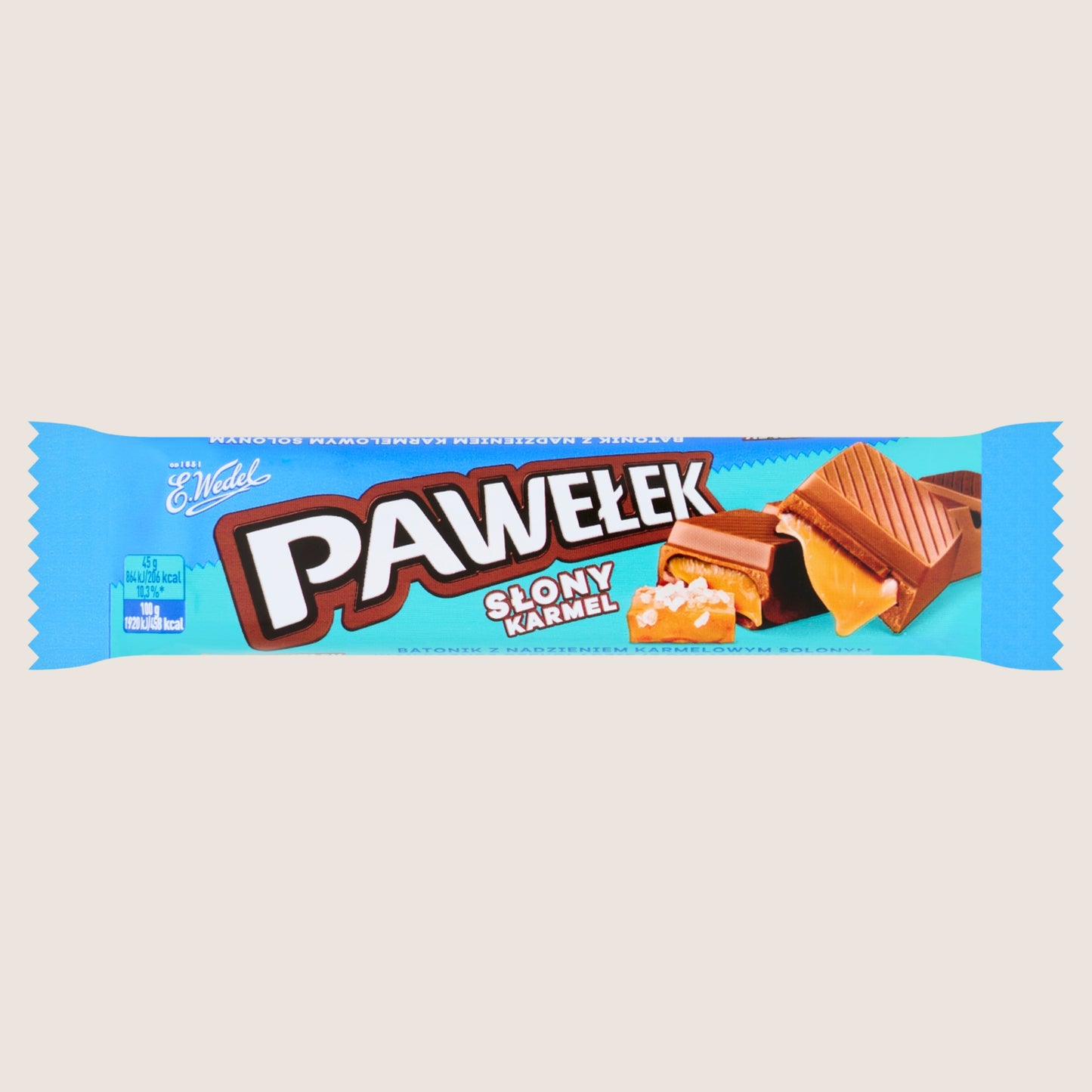 E. Wedel Milk Chocolate Bar with Salted Caramel Filling 45g
