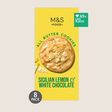 M&S All Butter Belgian White Chocolate Chunk And Sicilian Lemon Cookies All Butter Recipe 200 g