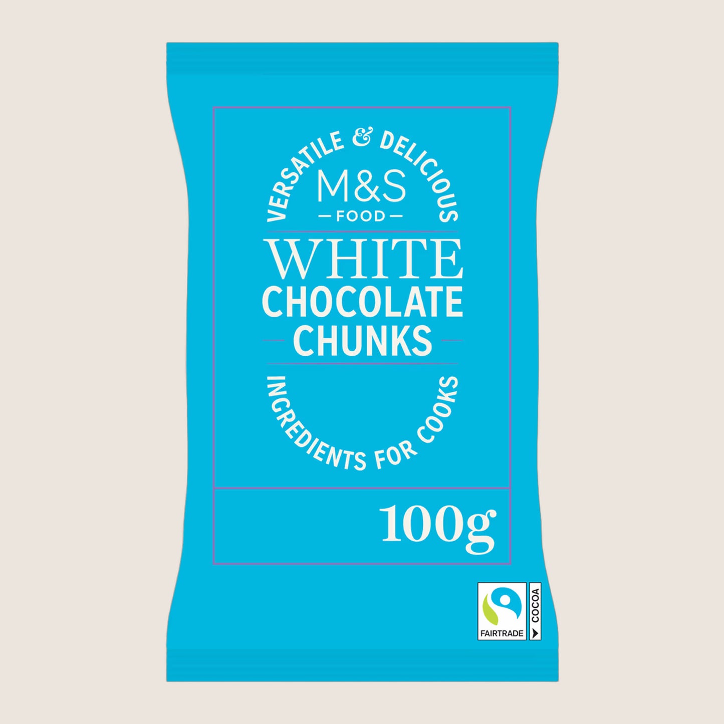 M&S White Chocolate Chunks 100 g
