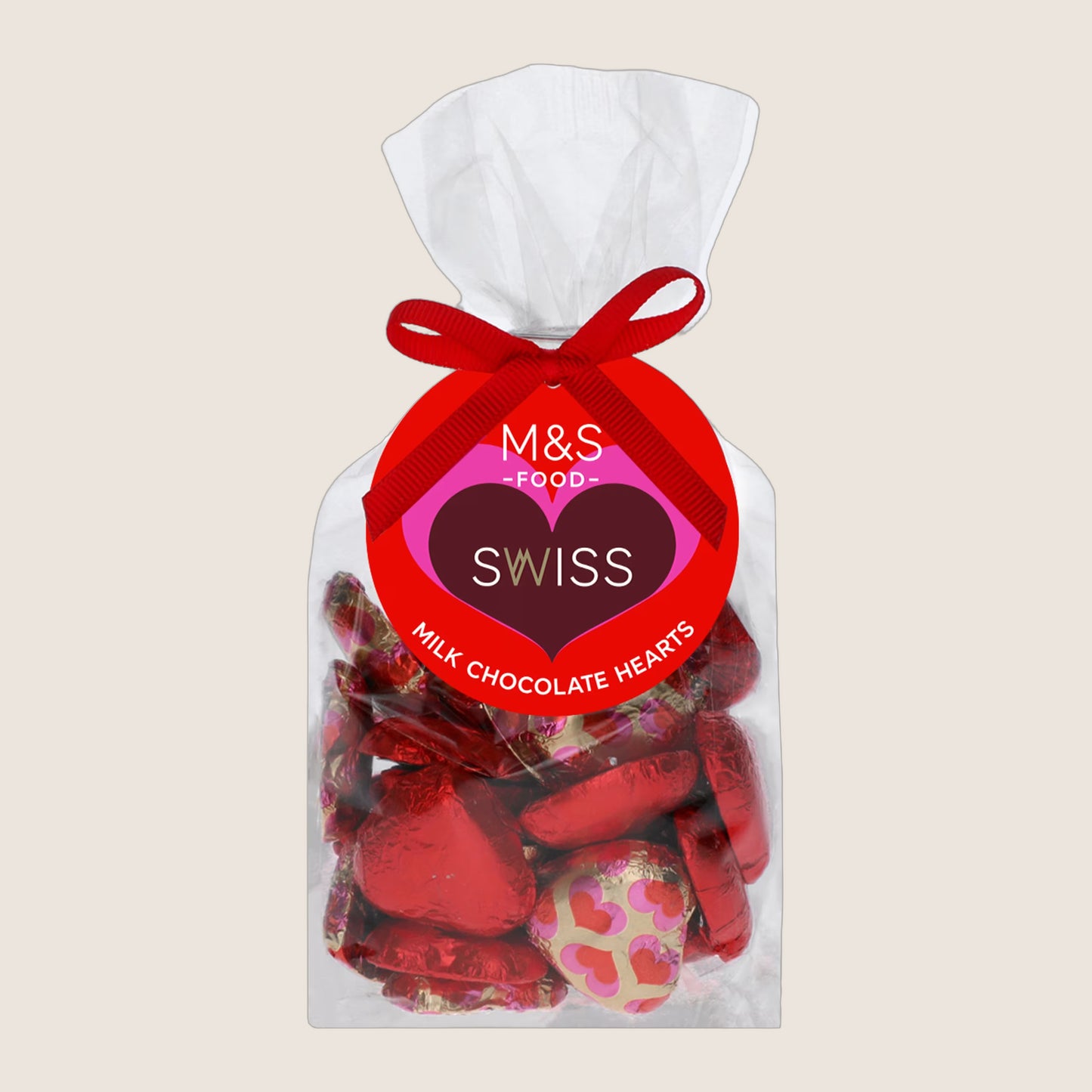 M&S Swiss Milk Chocolate Hearts 130 g