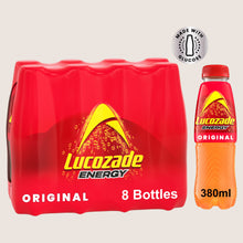 Lucozade Energy Drink Original Refreshing 8 x 380ml
