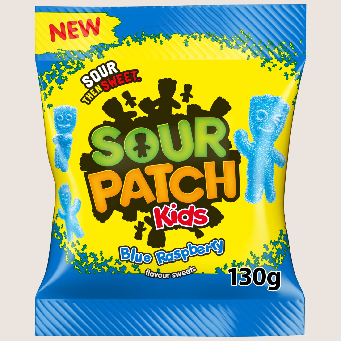 Sour Patch Blue Raspberry Sweets Bag 130g