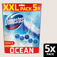 Domestos Power 5 Ocean Toilet Rim Blocks 5x 50 g
