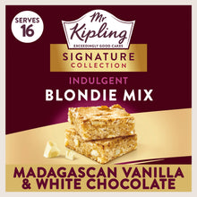 Mr Kipling Signature Baking Madagascan Vanilla & White Chocolate Blondie Cake Mix Premium Quality 368g