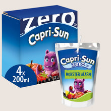 Capri Sun Zero Monster Alarm Kids' Juice Drink No Added Sugar 4x200ml