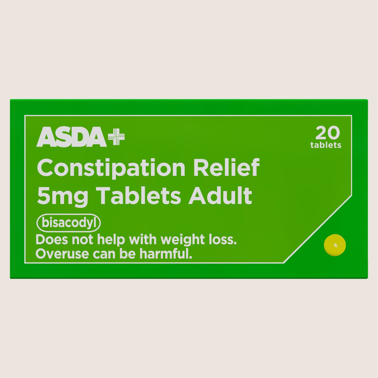ASDA Constipation Relief 5mg 20 Tablets