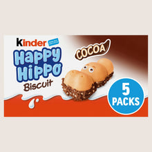 Kinder Happy Hippo Chocolate Cream Biscuits Chocolate 5 x 20.7g