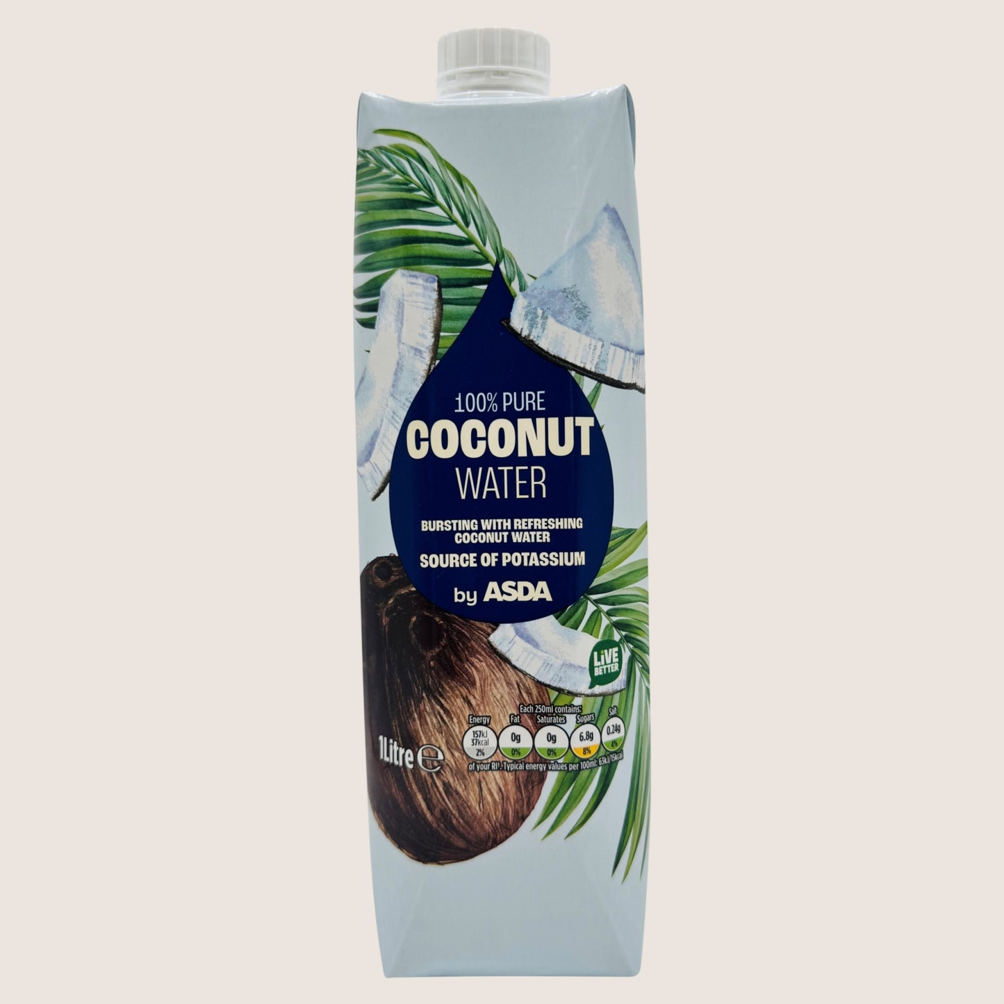 ASDA Coconut Water Refreshing 1 Litre