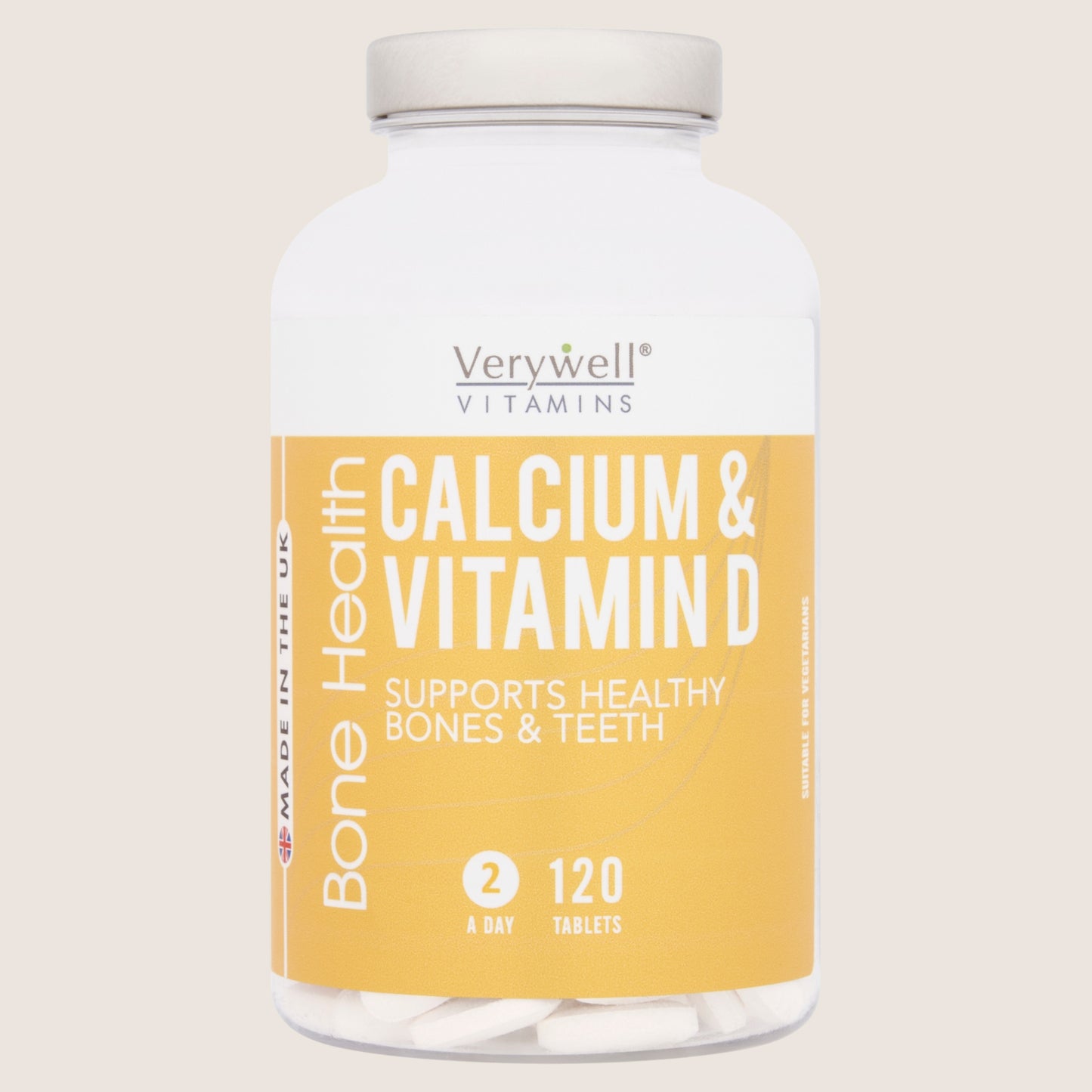 Verywell Vitamins Bone Health Calcium & Vitamin D 120 Tablets