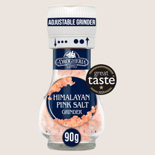 La Drogheria Pink Himalayan Salt Mill Adjustable Grinder No Artificial Additives 90g