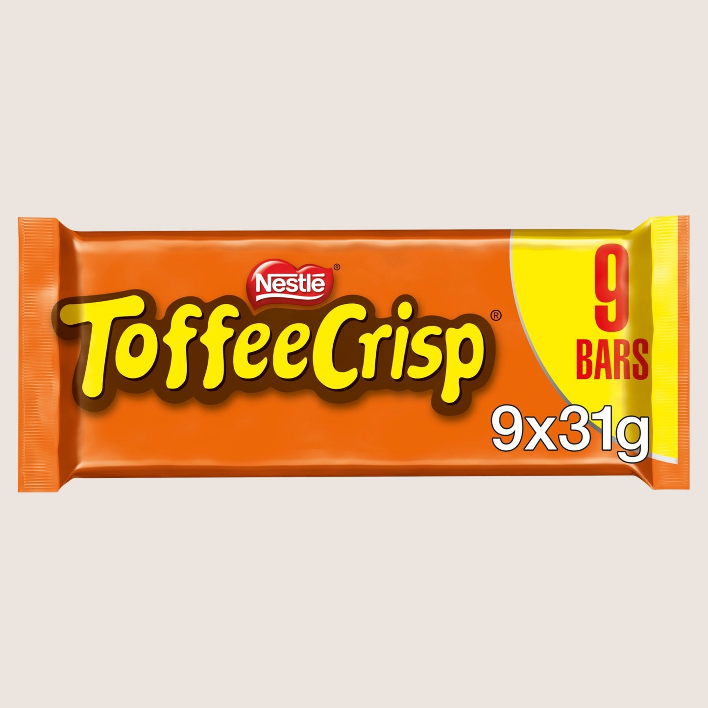 Toffee Crisp Milk Chocolate Bar 9 Pack 279g