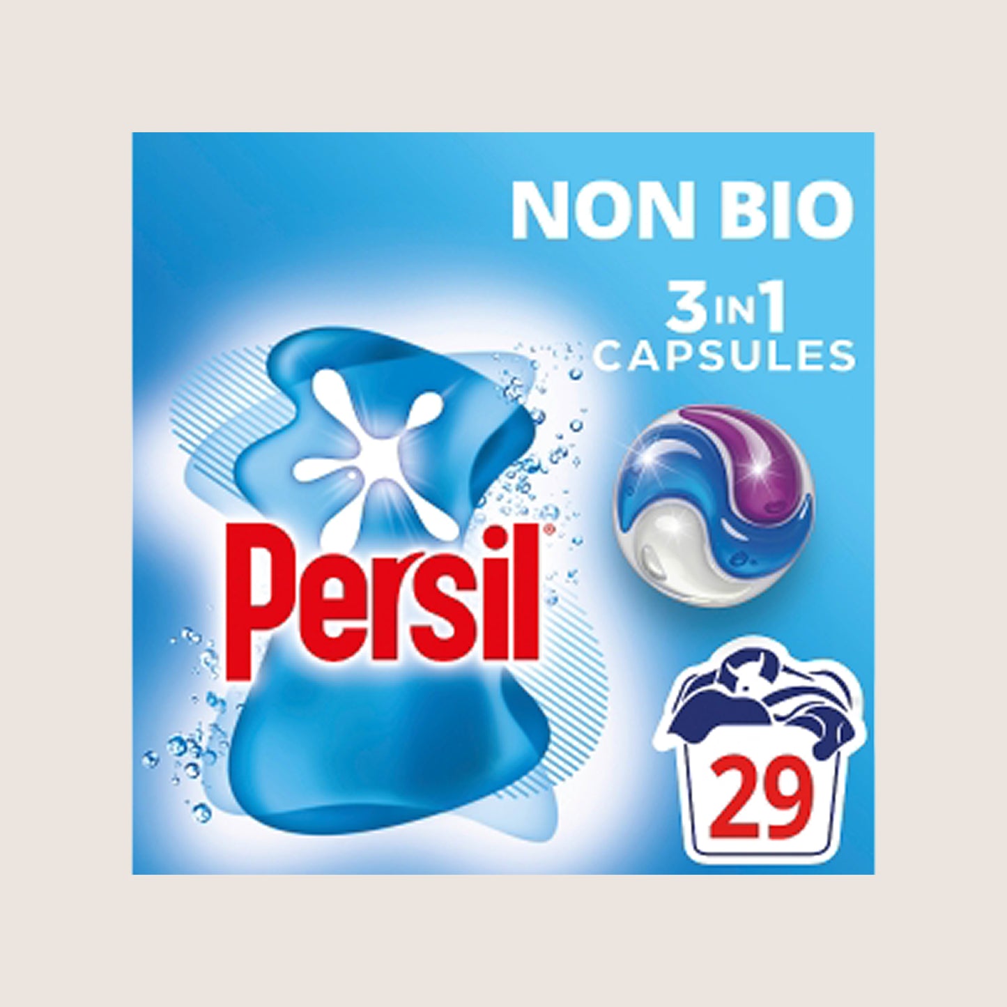 Persil 3 in 1 Washing Capsules Non-Bio 29 Washes