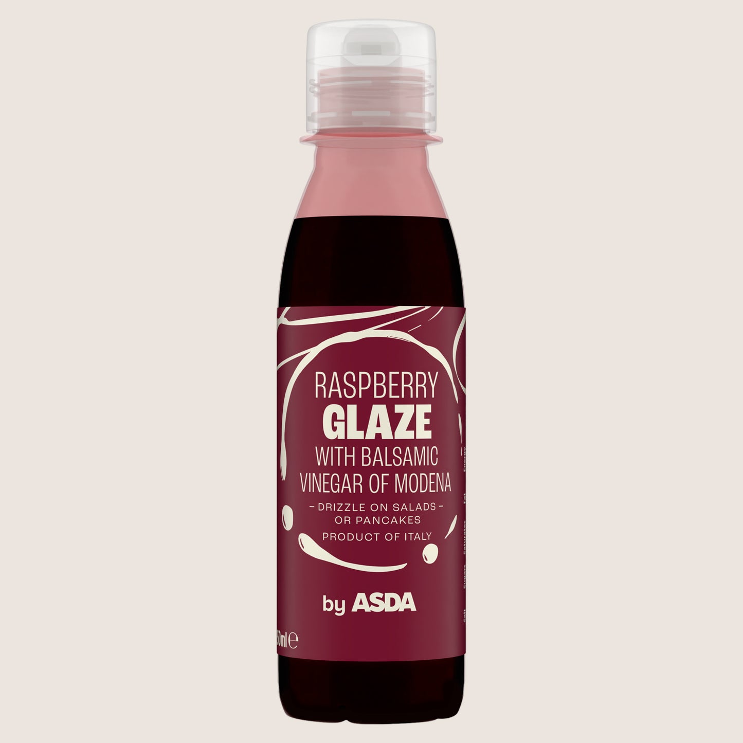 ASDA Raspberry Glaze with Balsamic Vinegar of Modena No Artificial Additives 150ml