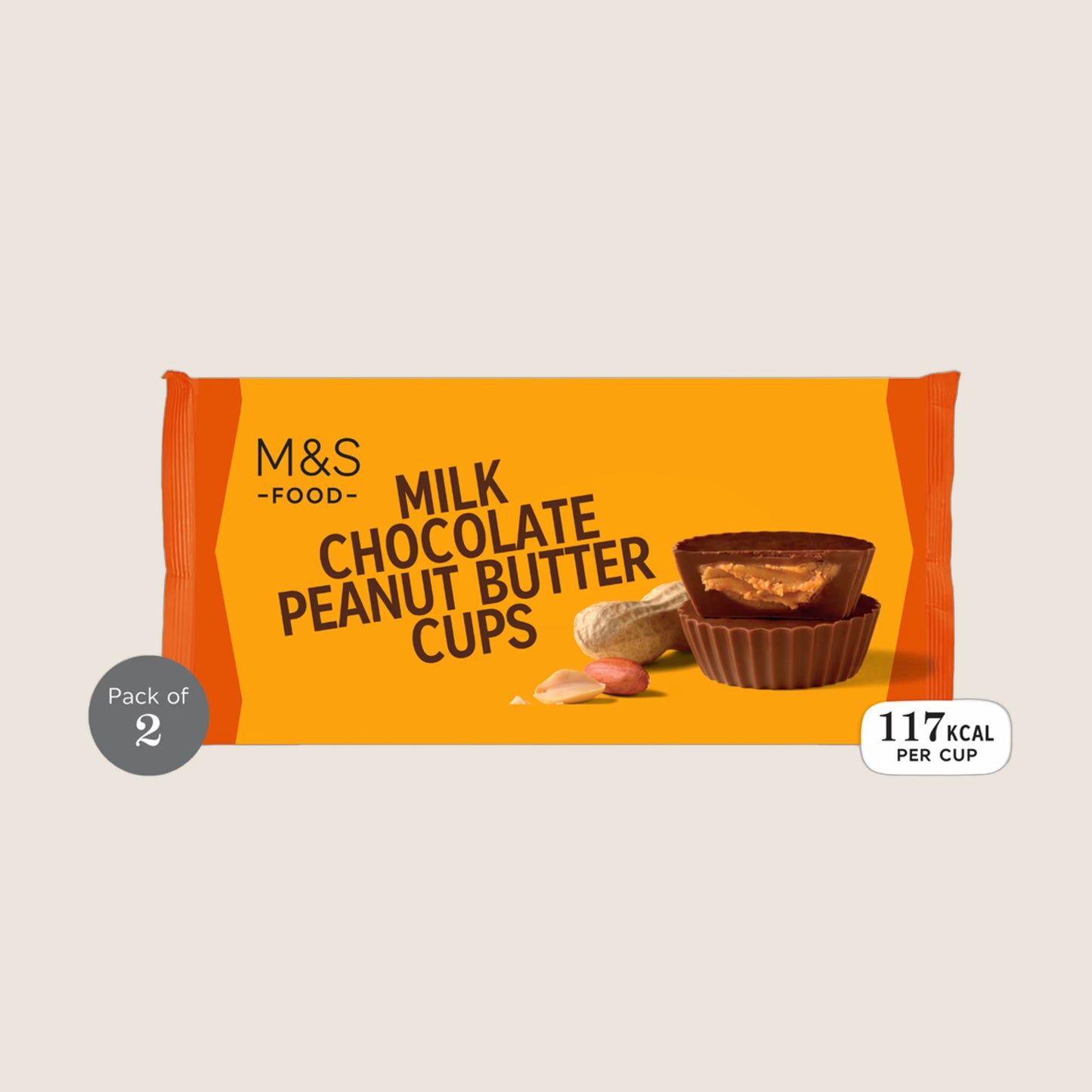 M&S Milk Chocolate Peanut Butter Cups 42 g