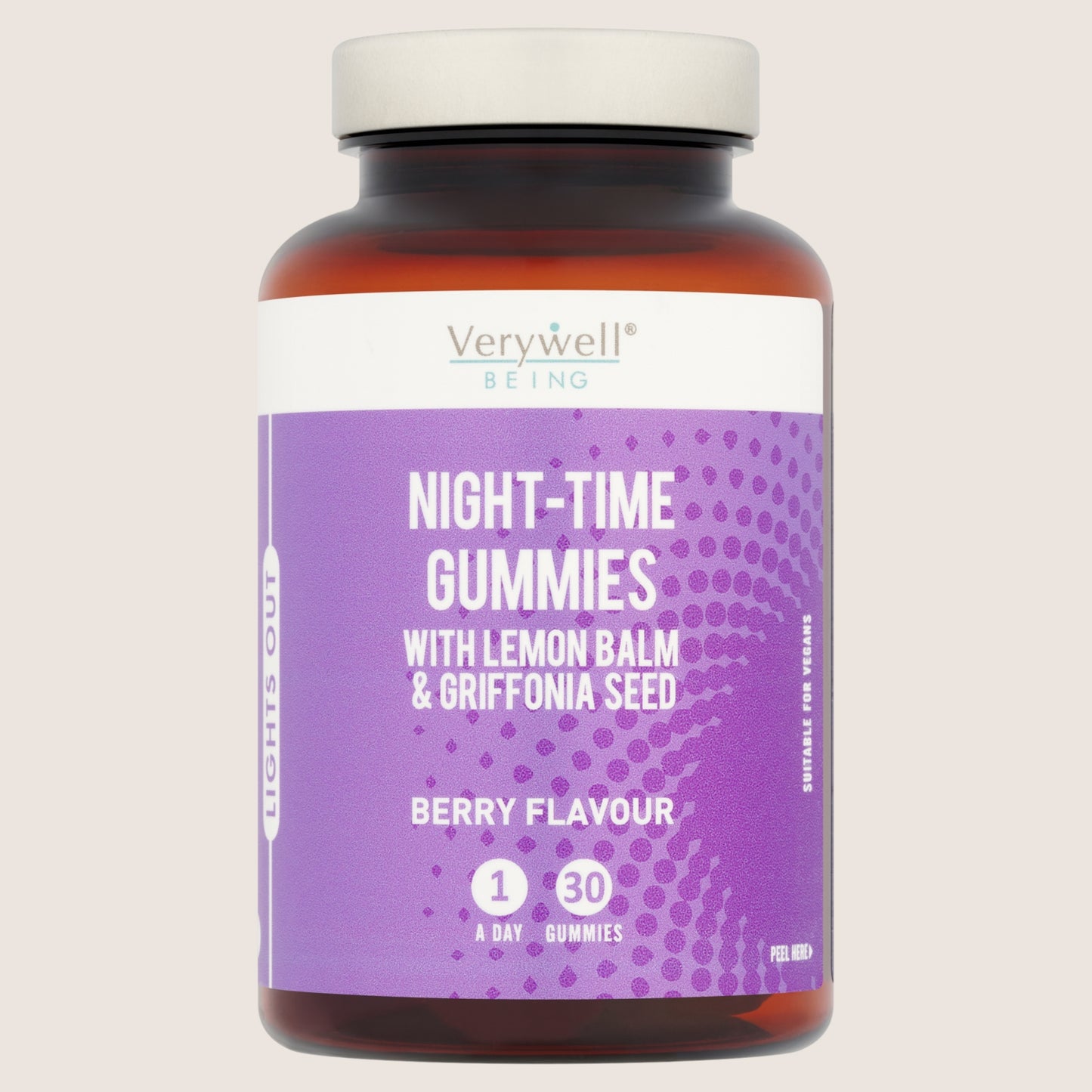 Verywell Being Lights Out 30 Berry Flavour Night-Time Gummies 1 A Day
