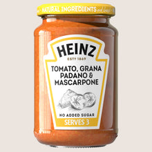 Heinz Tomato Grana Padano Mascarpone Pasta Sauce No Added Sugar 350G