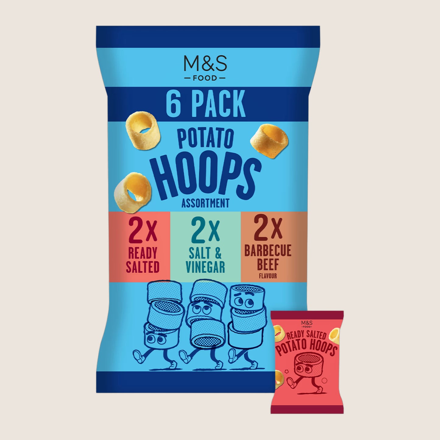 M&S Potato Hoops Assortment 150 g